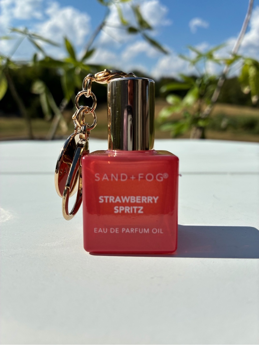 Sand + Fog Strawberry Spritz Eau de Parfum Oil Rollerball Keychain